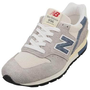 Imagem de New Balance Tênis masculino 996 V2, Marblehead/Vintage Indigo, 42