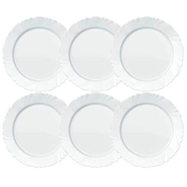 Imagem de Jogo de Pratos Raso Nadir Duralex Linha Pétala 6 Peças