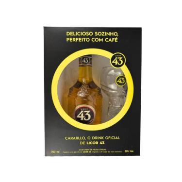 Imagem de Licor espanhol diego zamora 43 com 1 copo balon kit