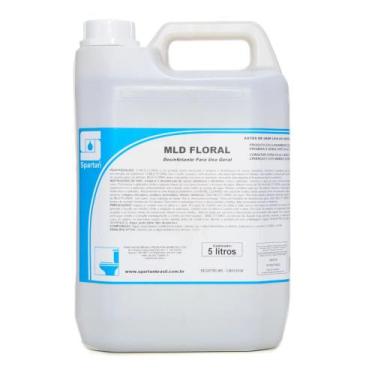 Imagem de Limpador Desinfetante Concentrado MLD Floral 5 Litros  Spartan