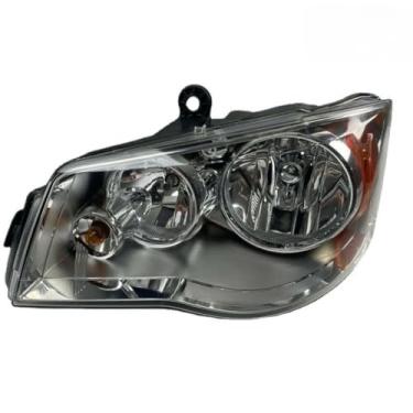 Imagem de Lâmpada de neblina esquerda direita LED luz diurna frontal LED conjunto de farol lâmpada ampla compatível com Grand Caravan 2011-2020 05113336AE (direita)