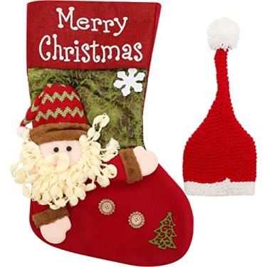 Imagem de DIYEAH Saco De Dormir Para Bebê Acessórios Para Fotos De Natal 1 Conjunto De Chapéu E Botinhas De Natal Para Bebê Para Fotografia De Recém-Nascido Cores Sortidas Tecidos Não