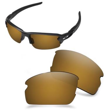 Imagem de AOZAN Lentes de reposição ANSI Z87.1 para óculos de sol Oakley Flak 2.0 OO9295 - Ouro cobre