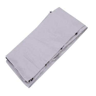 Imagem de As paredes laterais do dossel de reposição UV50 mais as paredes laterais da tenda de dossel pesado à prova d'água para pano de pano impermeável cinza do jardim ao ar livre (3 * 3m)