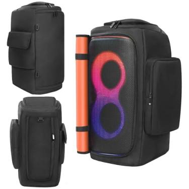 Imagem de HUAYUWA Capa protetora multifunções resistente a arranhões compatível com JBL PartyBox 110/120 alto-falante portátil para festa e acessórios (para PartyBox 110/Club 120)
