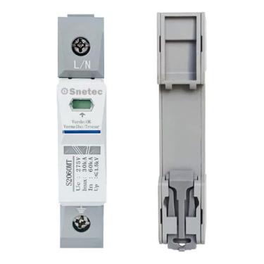 Imagem de Snetec, DPS Snetec Protetor Contra Raio 275V CA 30/60kA Classe T2 1P
