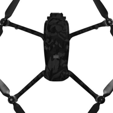 Imagem de AIR3S Película de vinil antiarranhões para câmera para DJI Air 3S Body Acessórios Protetor Casaco (Shadow Camo Black)