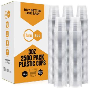 Imagem de Copos de plástico Turbo Bee 2500Pack 90mL para degustação de bebidas