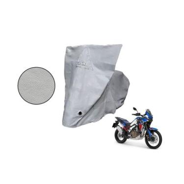 Imagem de Capa Protetora Moto Sol Chuva Honda XRV750 Africa Twin Cinza - Kahawai