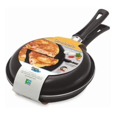 Imagem de Omeleteira N18 Antiaderente Alumínio Dona Chefa, Preto
