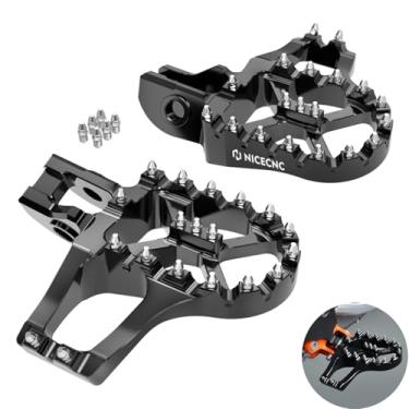 Imagem de NICECNC Apoios de pé extensores pretos compatíveis com KTM 125 150SX 250-450 SX-F XCF 2016 125-500 EXC EXCF XCW XCWF 2017-2023 125-500 XC XCF SX SXF 2017-20222 , Ver compatibilidade