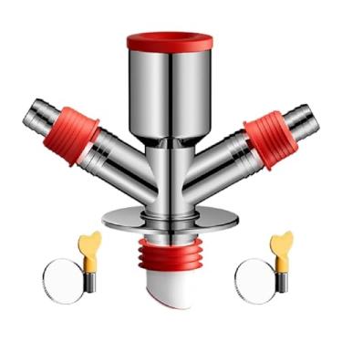 Imagem de FytStycale Selo de mangueira de drenagem de máquina de lavar, plugue de drenagem de piso, esgoto, multifuncional de alto desempenho, tampa de vedação de limpeza, Style C