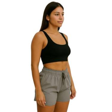 Imagem de Shorts Feminino Dry fit Tactel com Elastano versatilidade para Academi