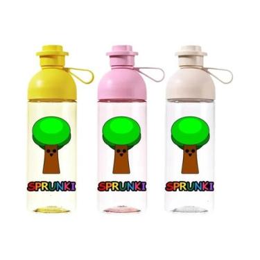 Imagem de Garrafa De Água Esportiva De Grande Capacidade 600ml Antiqueda Portáti