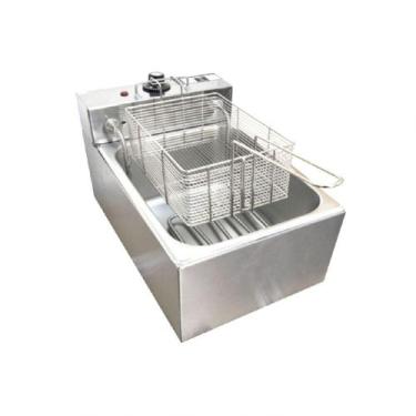 Imagem de Fritadeira Elétrica 1 Cuba Plus Aço Inox 05L 110V 1800W - STEVAN METAL