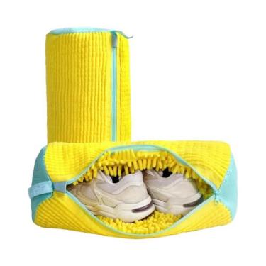 Imagem de Saco De Lavanderia De Poliéster Macio Para Lavar Sapatos, Amigo Da Máq