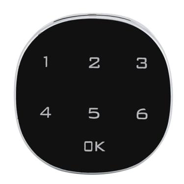 Imagem de Ymiko Bloqueio Eletrônico do Gabinete, Código de Gabinete Digital Bloqueio de Senha Local de de Zinco 5,6 X 5,6 X 5cm Lock de Câmera para Gavetas, Armários e Caixas de Ferramentas