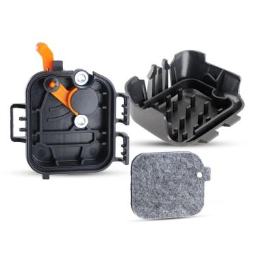 Imagem de ZHRANXZ BG55 Kit de montagem de base para filtro de ar e capa de filtro de ar para Stihl BG45 BG55 BG65 BR45C SH55 SH85 peças de soprador de folhas 4229-140-2801 4229-141-0501 4229-120-1800