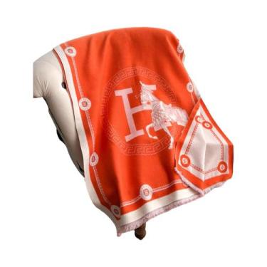 Imagem de Cachecol De Luxo Feminino De Inverno Em Cashmere, Pashmina Quente, Pon