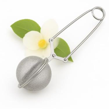Imagem de Infusor de Chá Grande 15cm em Aço Inox para Ervas e Chás