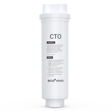 Imagem de Ecoviva Filtro CTO para sistema de filtro de água sob a pia de ultra-filtragem