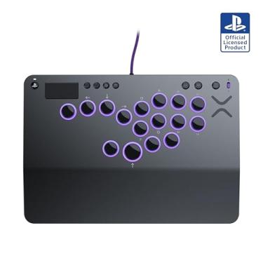 Imagem de Turtle Beach Victrix Pro KO Leverless All Button Fight Stick for PlayStation 5, Officially Licensed PS5|PS4, Windows 10/11 PC, Customizable eSports Tournament Ready Controller, Gray