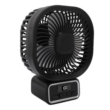 Imagem de YOUTHINK Ventilador de Carrinho Com tripé Flexível, Configurações de 3 Velocidades, Oscilação Automática, Luz Noturna, Ventilador de Carrinho Portátil de 5000mAh Portátil de Resfriamento de tripé