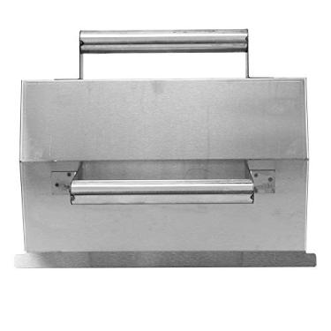 Imagem de Trowel de Reboco Em Aço Inoxidável, Porta de Argamassa de Cimento Controlável Projetada, Alça Dupla Fácil, Processo de Flexão Máquina, Alta Dureza, para Ferramentas de Reboco