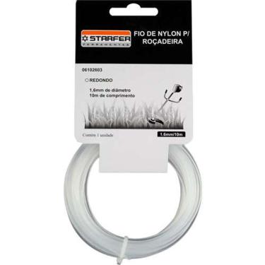 Imagem de Fio Nylon Roçadeira 3mm X 10 Metros Starfer Alta Resistencia