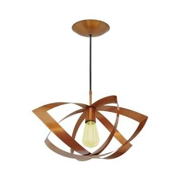 Imagem de Luminária Pendente Decorativo Lótus (Cobre)