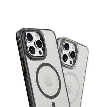 Imagem de AMET Capa Capinha iPhone 16 Pro, Ellite Case Mônaco, Transparente que Não Amarela, MagSafe, Anti-Shock, TPU com Policarbonato, Suporte Dobrável, Proteção Reforçada, Garantia 1 Ano