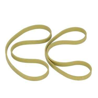 Imagem de ZAWELIYO 2 pneus de serra de fita, 9 polegadas de largura e espessura, rodas de borracha com redução de ruído, conjunto de pneus, rodas de serra de fita, substituição de