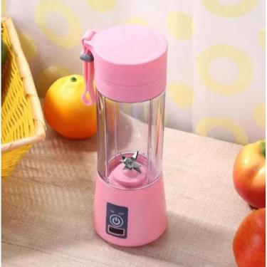 Imagem de Mini Liquidificador Portátil Recarregável Usb 5V 6 Lâminas