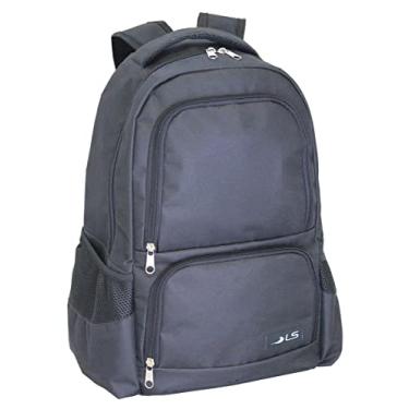Imagem de Mochila LS Bolsas para Notebook 15.6 Preta 5 divisões com Encaixe em Malas - MN4209