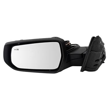 Imagem de TRQ Espelho lateral Power Lane Change Assist Paint para combinar com LH para Chevrolet Malibu LS RS