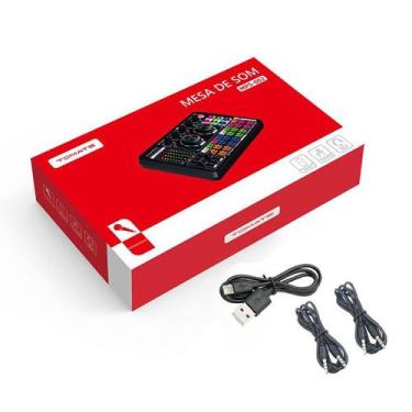 Imagem de Mesa de Som Amplificadora 1200mAh Tomate MPS-002 - Alta Qualidade de S