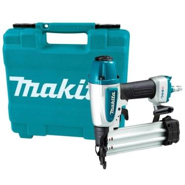 Imagem de Pinador Pneumático De 15-50mm Para Até 100 Pinos Com Maleta - Af506 - Makita Pinador Pneumatico 15-50mm Af506 Makita