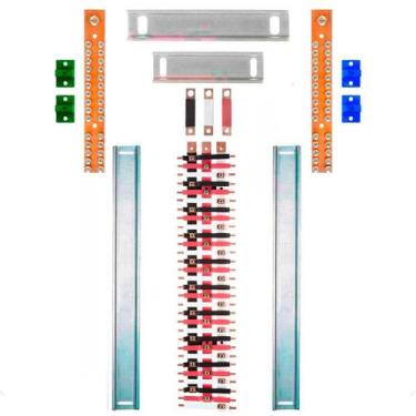 Imagem de Kit Barramento Trifásico 150A para 60 Circuitos com Termo Retrátil - Z