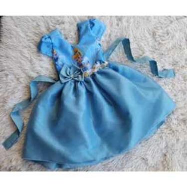 Imagem de Vestido Menina Infantil Tule Temático Cinderela - act, PP