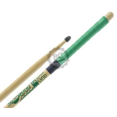 Imagem de Baqueta Spanking Comfort Grip 7A com Ponta de Nylon Verde cabo emborrachado e menos lisa 116767