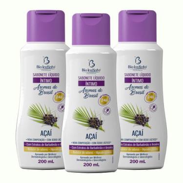 Imagem de KIT 3 UNDs Sabonete Íntimo Líquido Açaí Bio Instinto 600 ml  pH Equili