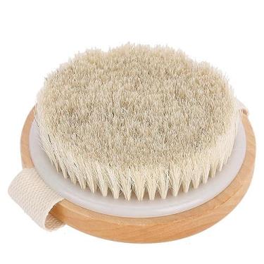 Imagem de ZJchao Escova de Escovação Seca do Corpo, Escova Esfoliante de Limpeza Portátil Pele, de Banho do Purificador Corpo, para Todo o Tipo de Pele