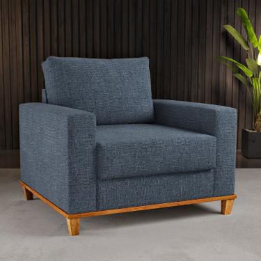 Imagem de Poltrona Living 82cm Linhão Viana Viero - Linhao Safira