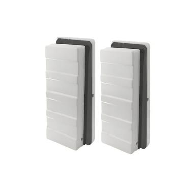 Imagem de Suporte fechadura eletroímã para porta de vidro - Branco - Demarcos