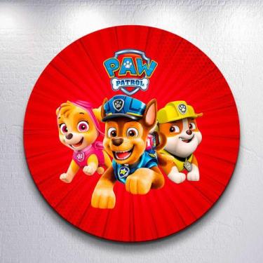 Imagem de Capa p/ Painel Festa Decoração Infantil Patrulha Dog Salvadoral Redond