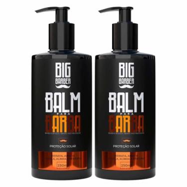 Imagem de Kit 2x Balm Para Barba Hidratante 240ml Modelador Big Barber