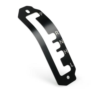 Imagem de Outopakkle Placa de corte de grade de câmbio com padrão de alavanca de câmbio compatível com Can-Am Defender HD10 HD9 HD8 2017-2025 Off-Road SxS Preto