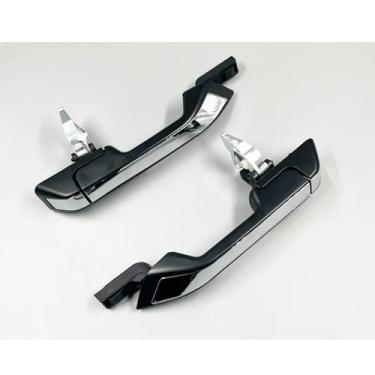Imagem de Para Honda Odyssey 2011-2017, maçaneta externa da porta, maçaneta externa da porta, porta dianteira, porta traseira, preta (1 par traseiro)