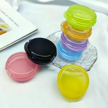 Imagem de Caixa organizadora de pílulas pequenas, 7 peças, estojo portátil mini transparente