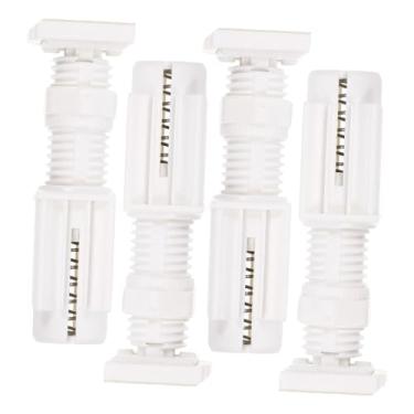 Imagem de 4 peças de suportes de fixação de cortina para persianas de rolo, suportes de montagem de persianas, ferramentas de suporte de cortina para instalação de persianas internas